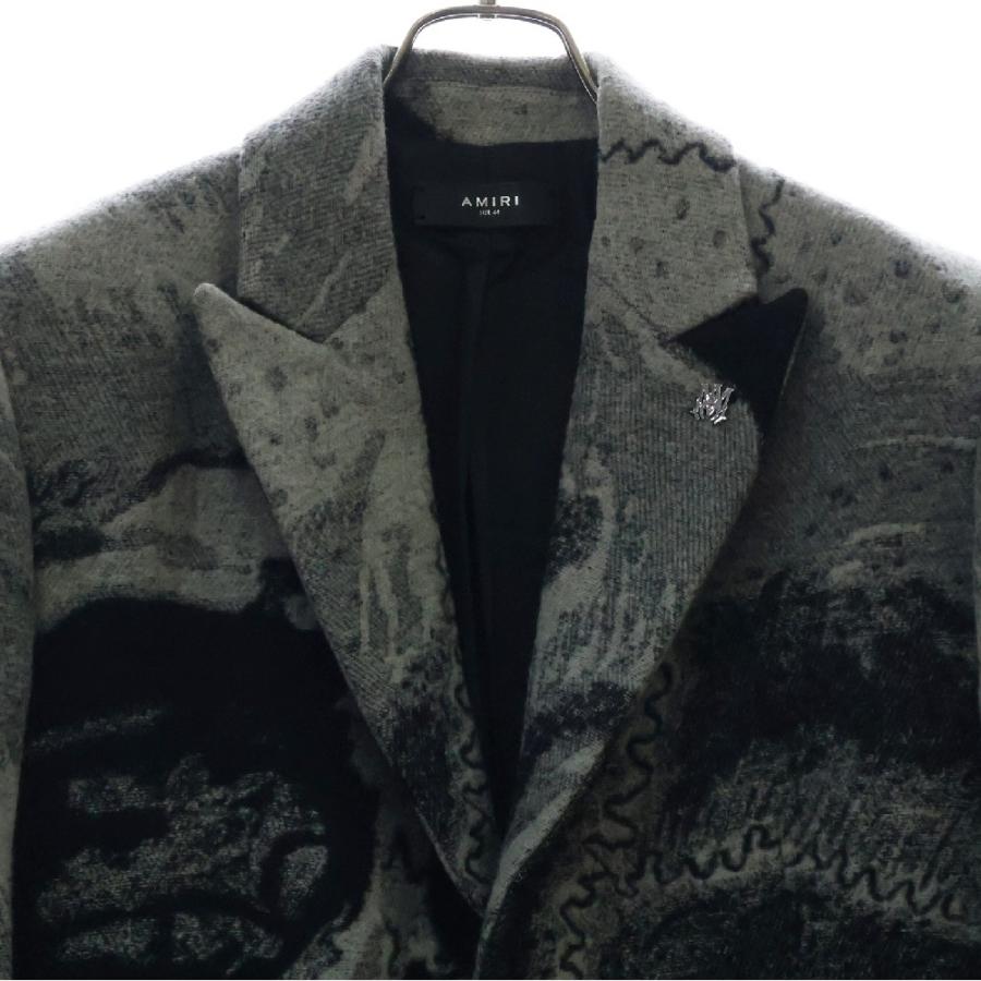AMIRI（アミリ） 22AW xWes Lang Skull Coat スカルプリント ウール
