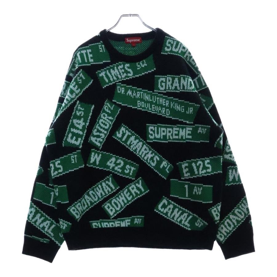 Supreme（シュプリーム） 21SS Street Signs Sweater ストリートサイン