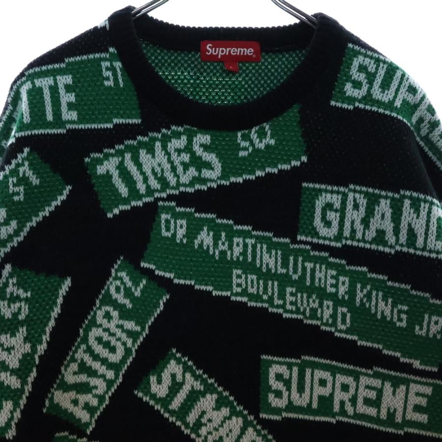 Supreme（シュプリーム） 21SS Street Signs Sweater ストリートサイン