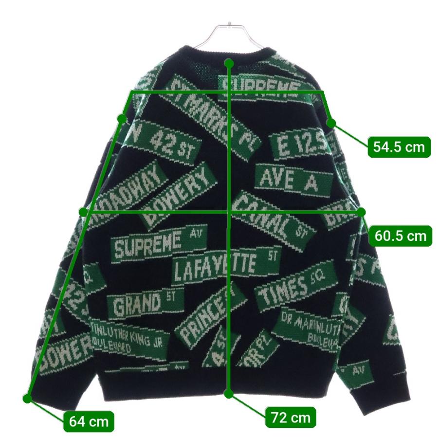Supreme（シュプリーム） 21SS Street Signs Sweater ストリートサイン