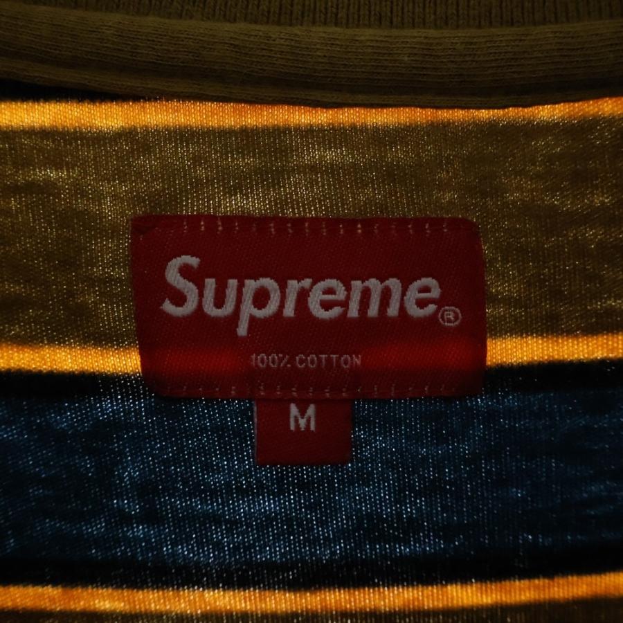 Supreme（シュプリーム） 18AW Striped L/S Polo ストライプ ポロ 長袖