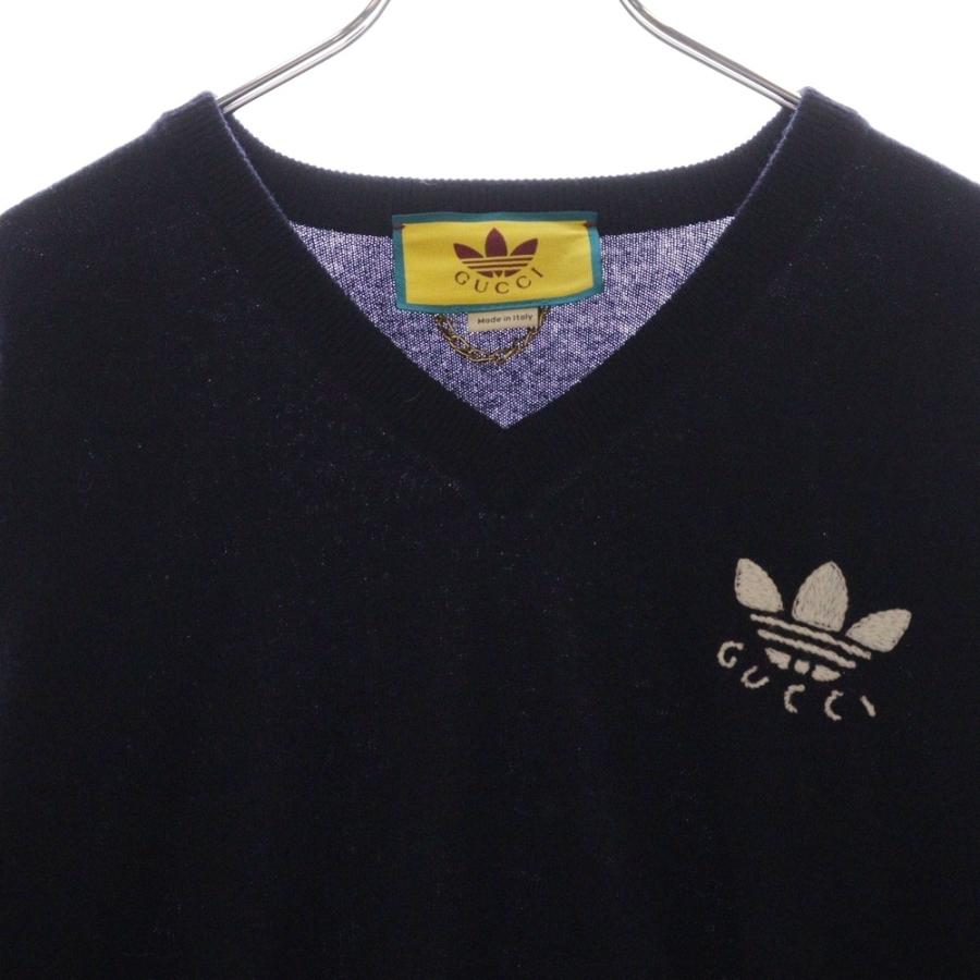 GUCCI（グッチ） ×adidas Logo Embroidery Knit Sweater アディダス