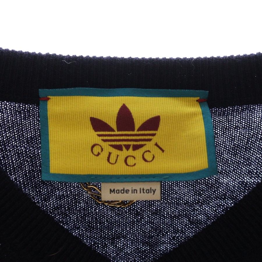 GUCCI（グッチ） ×adidas Logo Embroidery Knit Sweater アディダス