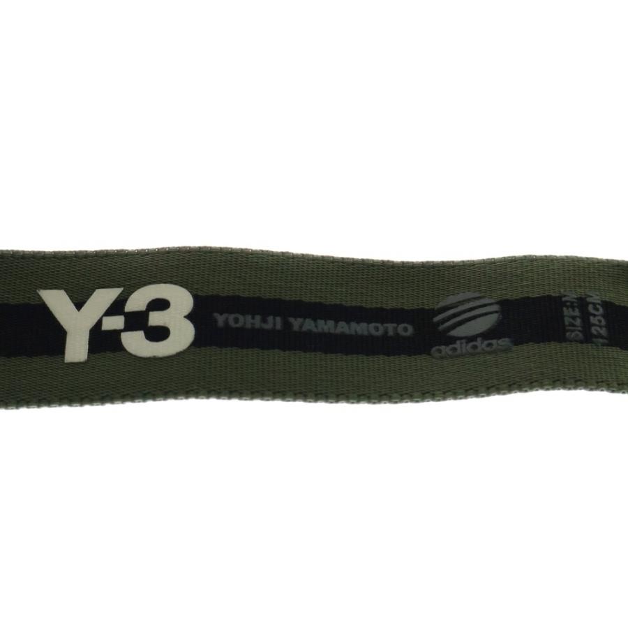 Y-3 リングベルト Y-3 ワイスリー RING BELT ロゴプリント Dリング ベルト ブラック
