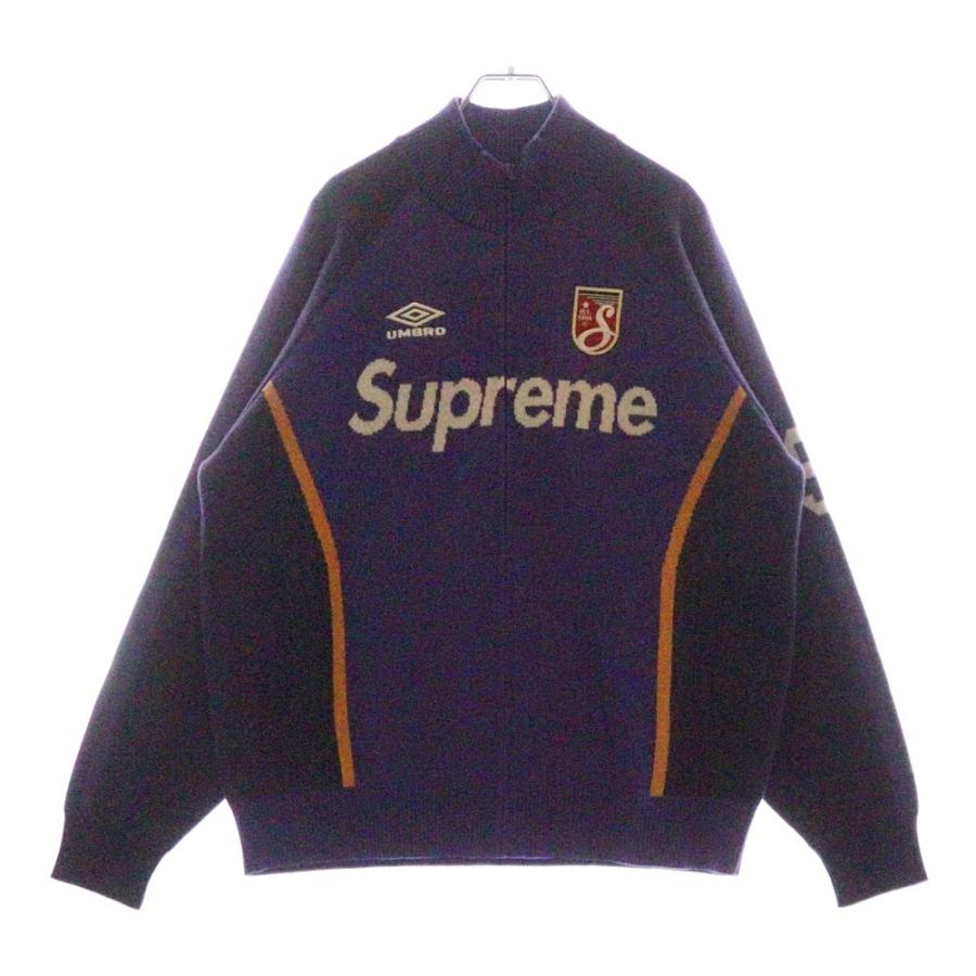 新品/25ss/Supreme Umbro Zip Up Sweater/M Supreme Umbro Zip Up Sweater Red Men's - SS25 - US