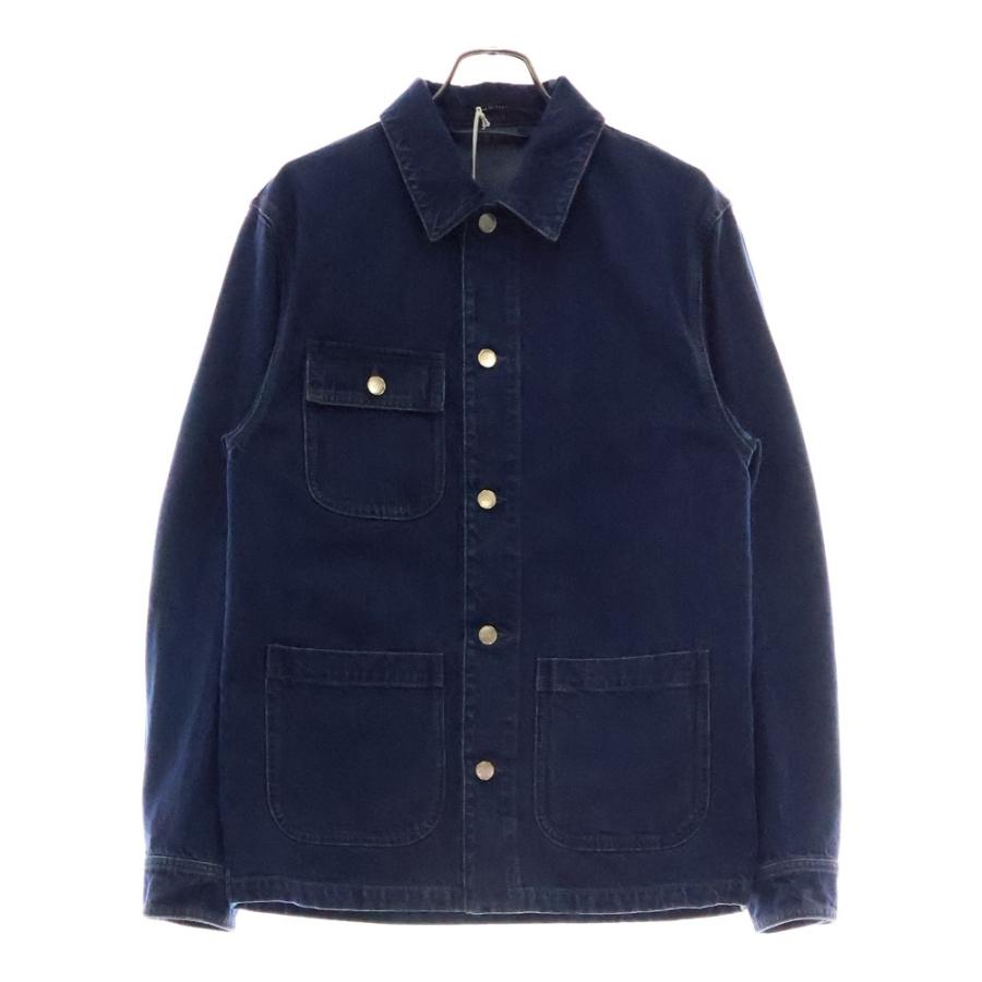 GUCCI グッチ レーザー ディテール ロゴ デニム ジャケット インディゴ  