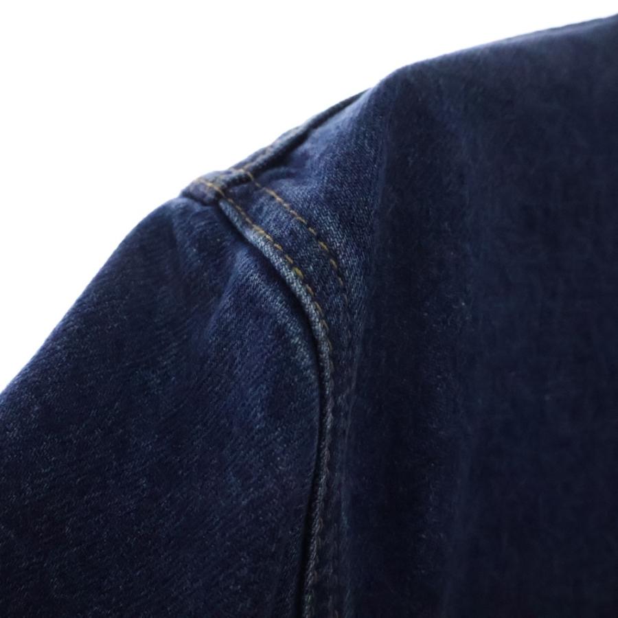 GUCCI グッチ レーザー ディテール ロゴ デニム ジャケット インディゴ  