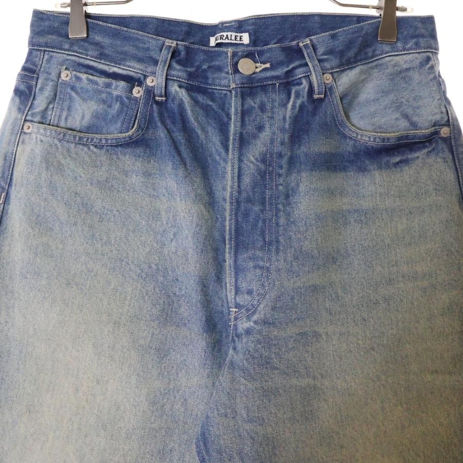 オーラリー 24AW FADED HEAVY DENIM WIDE PANTS Auralee Selvedge Faded Heavy Denim Wide Pants – Neighbour