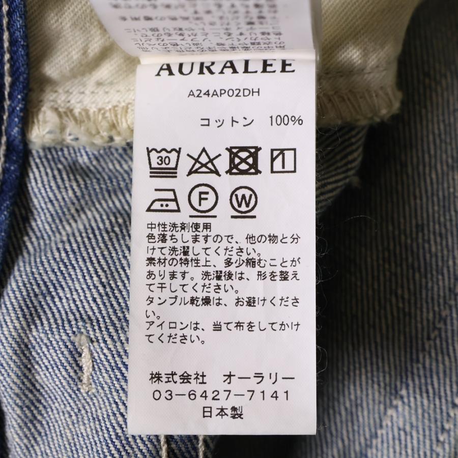 AURALEE（オーラリー） 24AW SELVEDGE FADED HEAVY DENIM WIDE PANTS