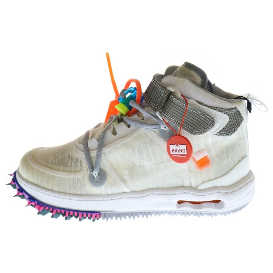 NIKE（ナイキ） ×OFF-WHITE AIR FORCE 1 MID WHITE オフホワイト エアフォース ミッドカットスニーカー ...