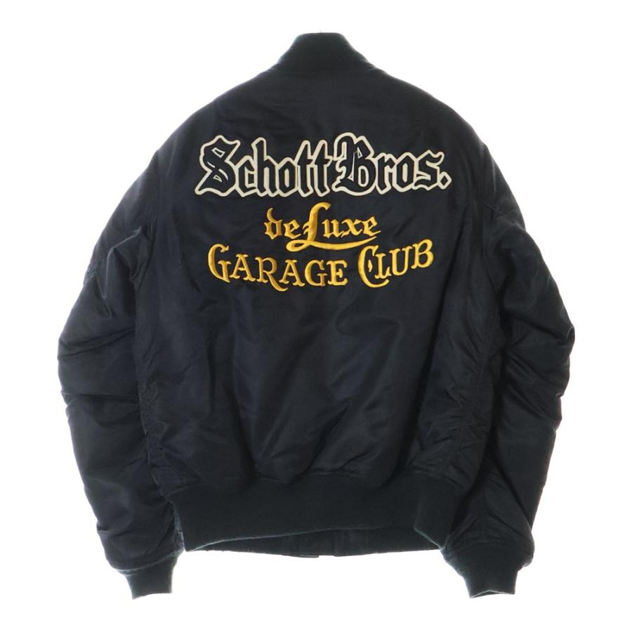 SCHOTT ショット GARAGE CLUB 13 MA-1 ガレージ クラブ ロゴ