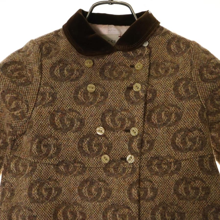 GUCCI（グッチ） ×ANGELA LYNNE GG 総柄 ジャガード ウール ジャケット
