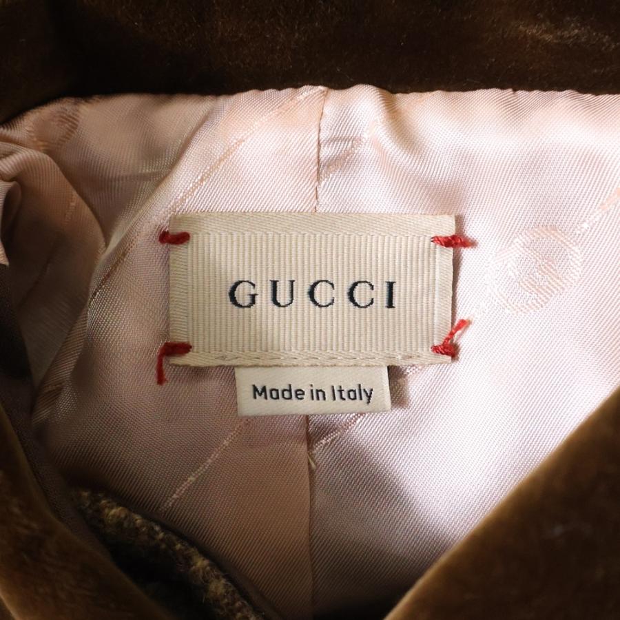 GUCCI（グッチ） ×ANGELA LYNNE GG 総柄 ジャガード ウール ジャケット