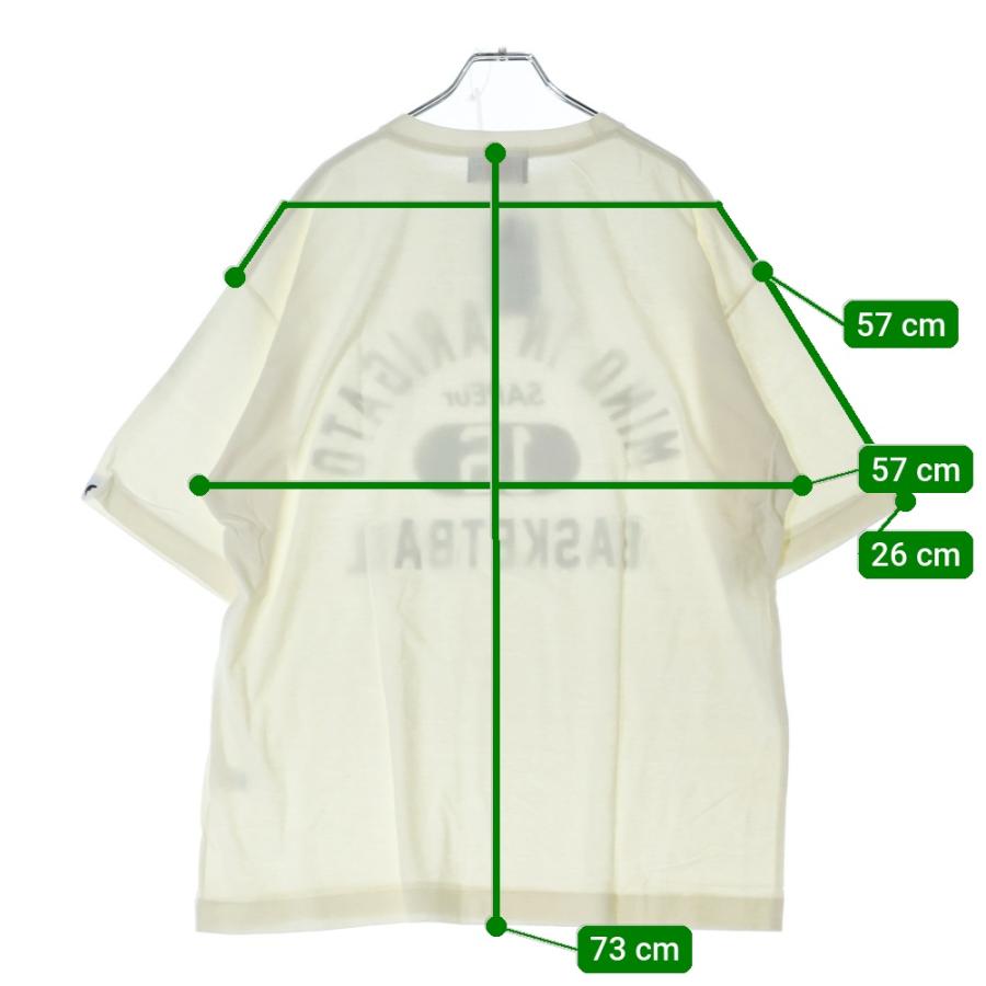 SAPEur サプール フロントロゴプリント クルーネック半袖Tシャツ