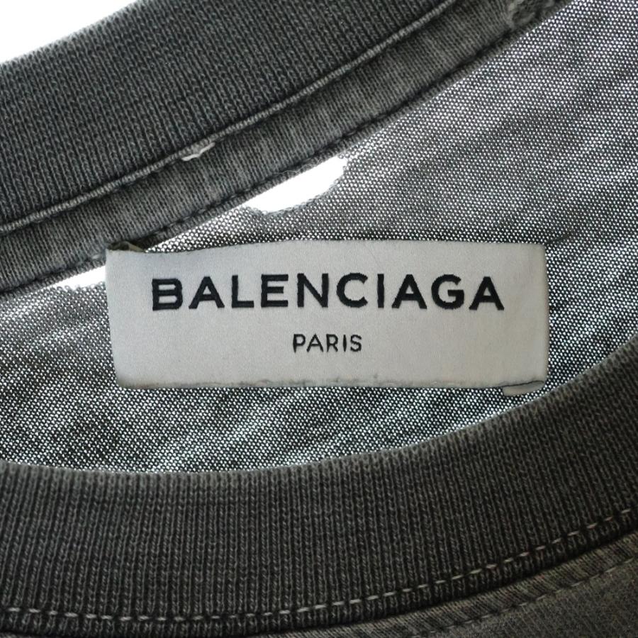 BALENCIAGA バレンシアガ 17AW Paris Tee パリス プリント クルー  
