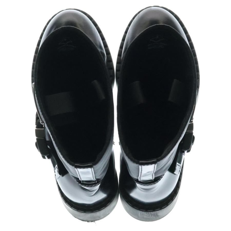 PRADA（プラダ） Re-Nylon リナイロン ベルテッドパテントブーツ