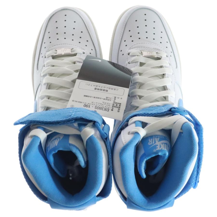 NIKE（ナイキ） WMNS AIR FORCE 1 HIGH OG QS WHITE UNIVERSITY BLUE 
