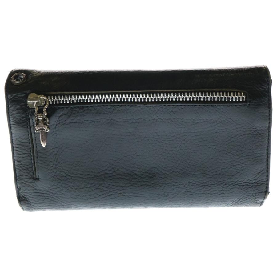 CHROME HEARTS（クロムハーツ） WAVE ウェーブ レザーウォレット 財布
