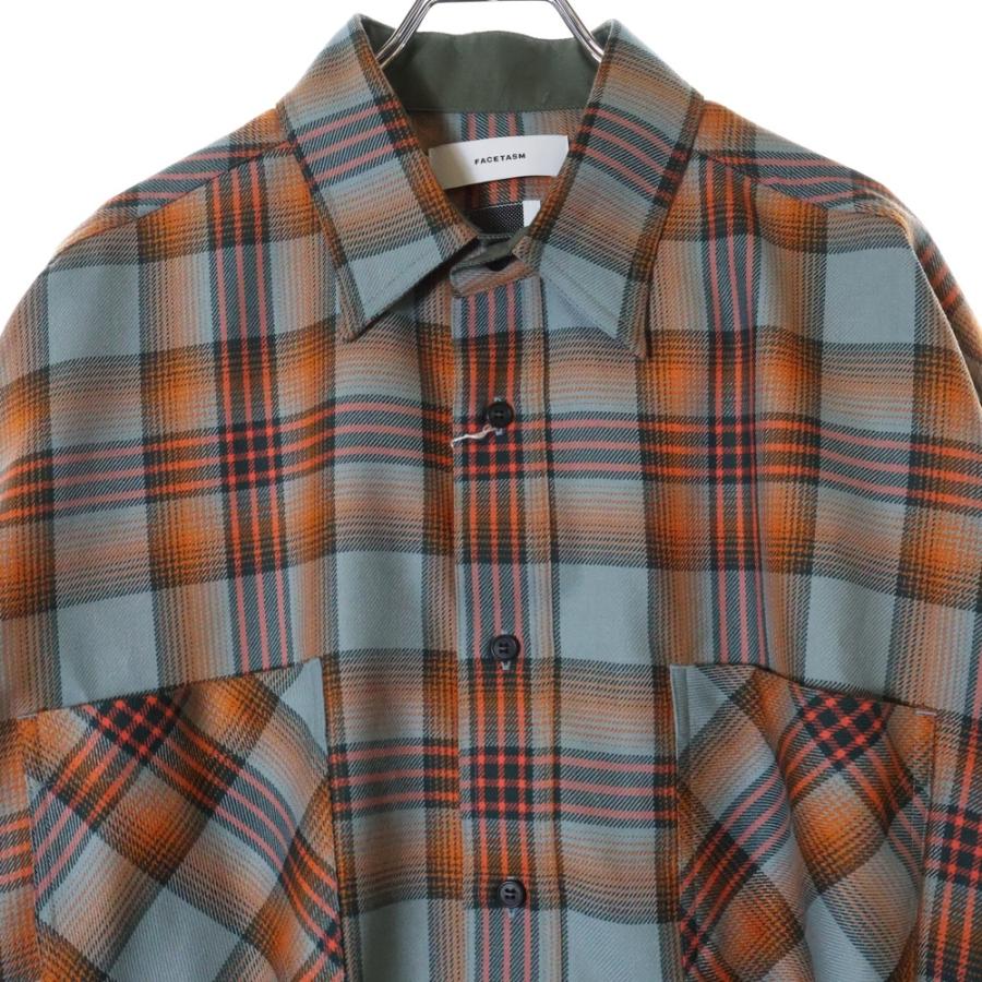 FACETASM（ファセッタズム） 23SS ORIGINAL CHECK SHIRT ダブル