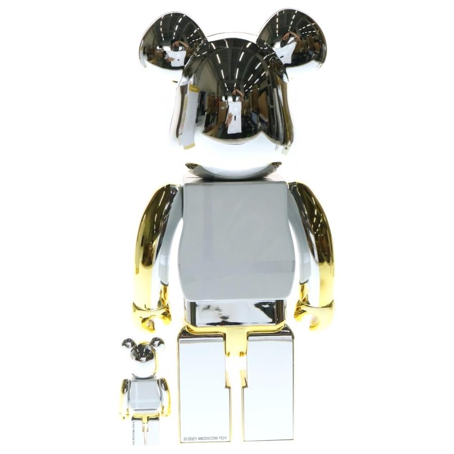 MEDICOM TOY（メディコム・トイ） BE@RBRICK PLUS GOLD CHROME Ver
