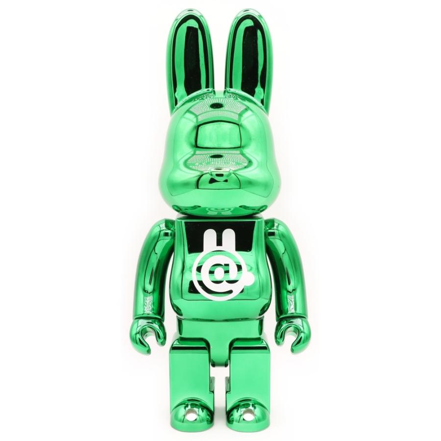 MEDICOM TOY（メディコム・トイ） BE@RBRICK CHROME 400% GREEN RABBIT