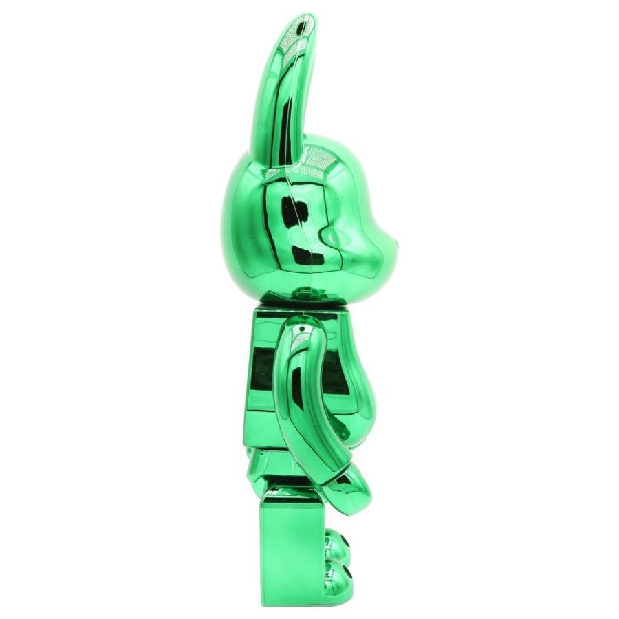 MEDICOM TOY（メディコム・トイ） BE@RBRICK CHROME 400% GREEN RABBIT