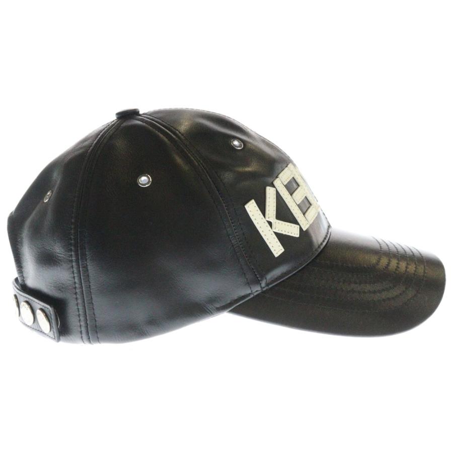 KENZO（ケンゾー） 20SS Leather Logo Cap レザー ロゴ ベースボール