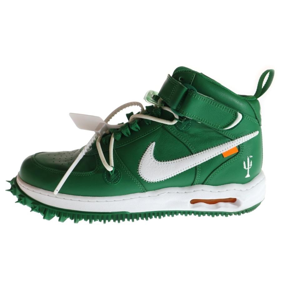 NIKE（ナイキ） ×OFF-WHITE AIR FORCE 1 MID Pine Green オフホワイト 