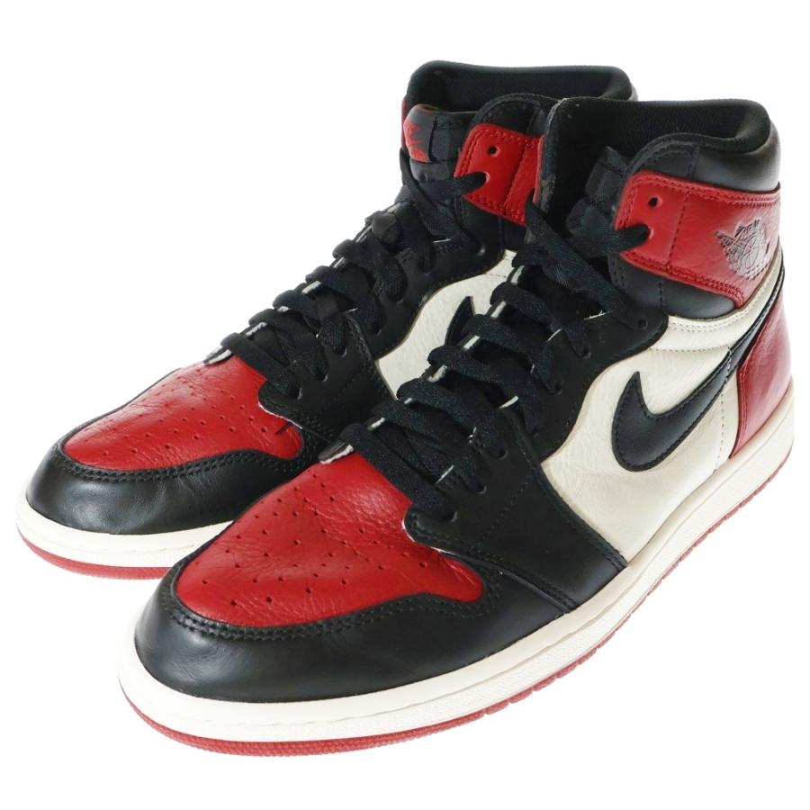 NIKE（ナイキ） AIR JORDAN 1 RETRO HIGH OG BRED TOE エアジョーダン1