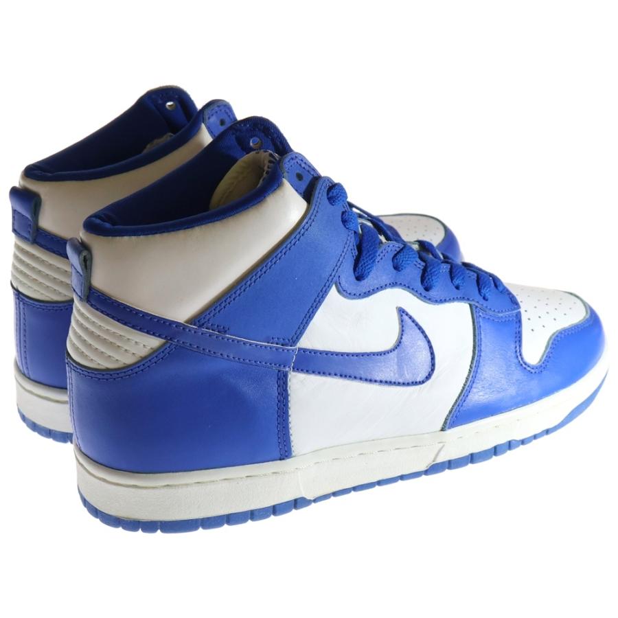 NIKE ナイキ 【観賞用1998年製】 DUNK HIGH LE ダンク ハイカットスニーカー ブルー/ホワイト US10.5/28.5cm 630335-141 NIKE（ナイキ） 【観賞用1998年製】 DUNK HIGH LE ダンク ハイカット