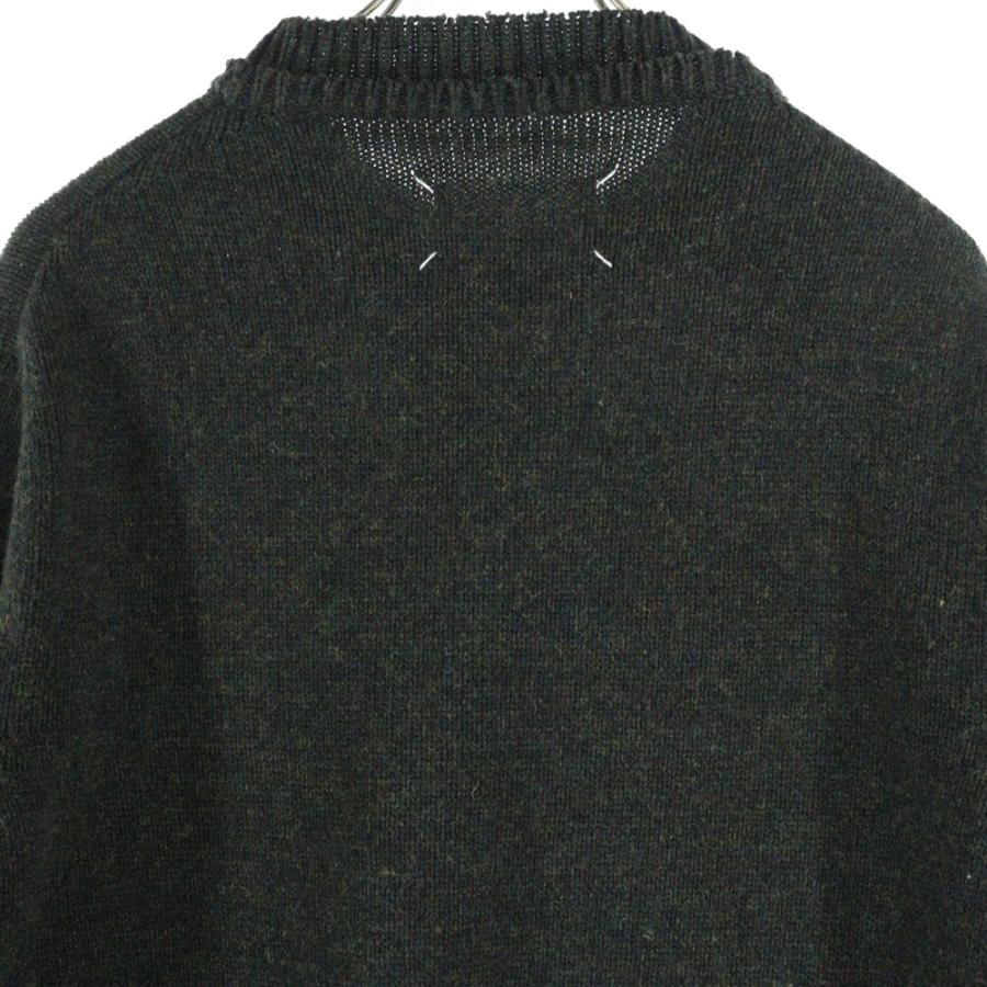 メゾンマルタンマルジェラ14 22AW Elbow Patch Crew Neck Sweater