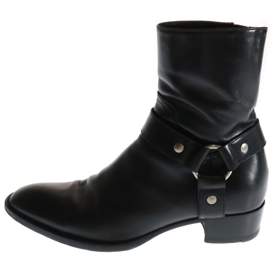 【サイズ42】極美品 サンローランパリ リングブーツ ハーフラバー済 SAINT LAURENT PARIS サンローランパリ 13AW Ring Boots ワイアット