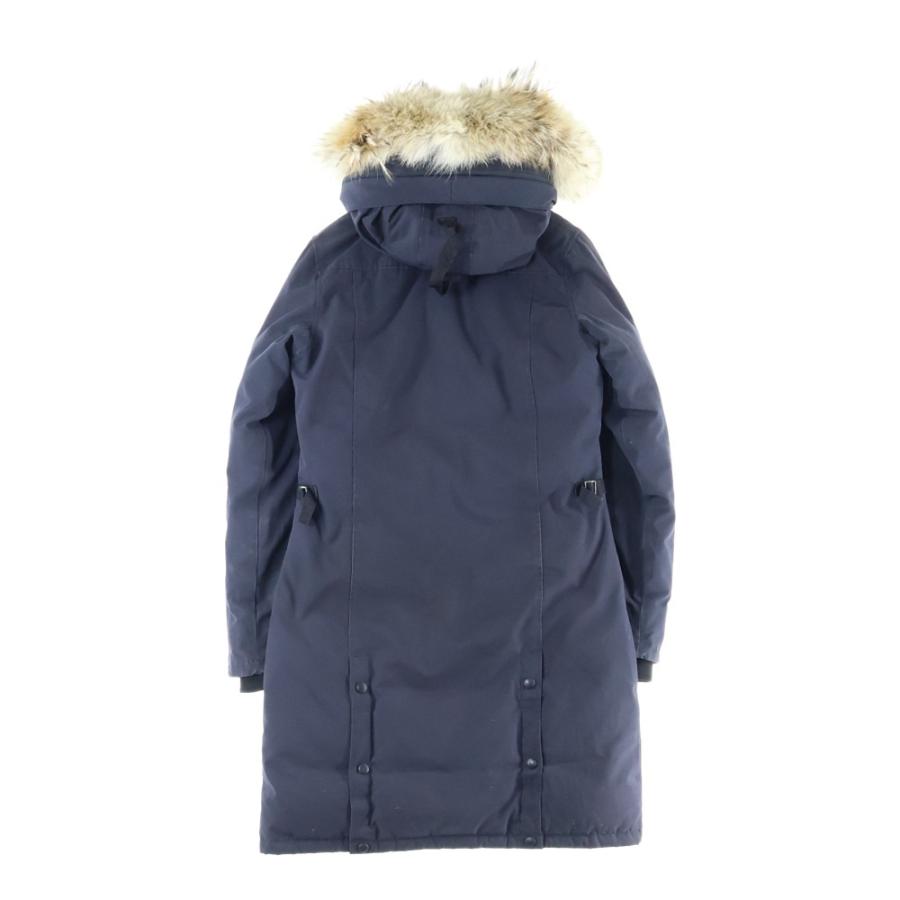 CANADA GOOSE カナダグース KENSINGTON PARKA ケンジントン ロゴワッペン ファー フーデッド ダウンジャケット ネイビー 2506L