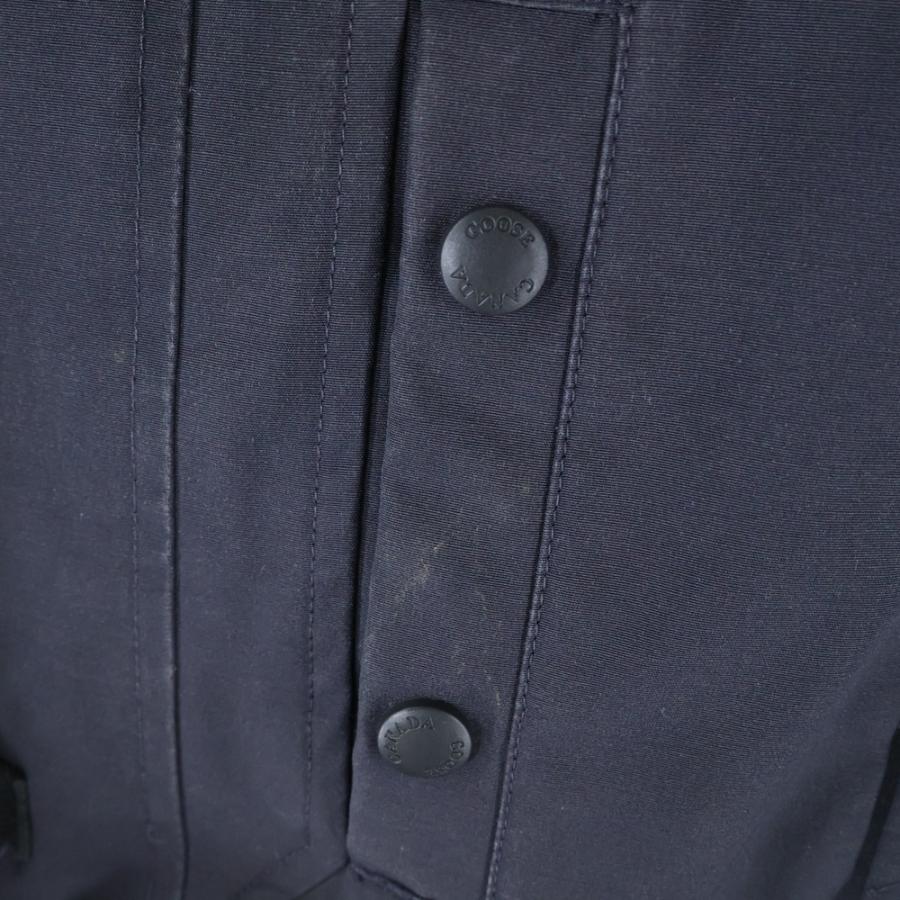 CANADA GOOSE カナダグース KENSINGTON PARKA ケンジントン ロゴワッペン ファー フーデッド ダウンジャケット ネイビー 2506L
