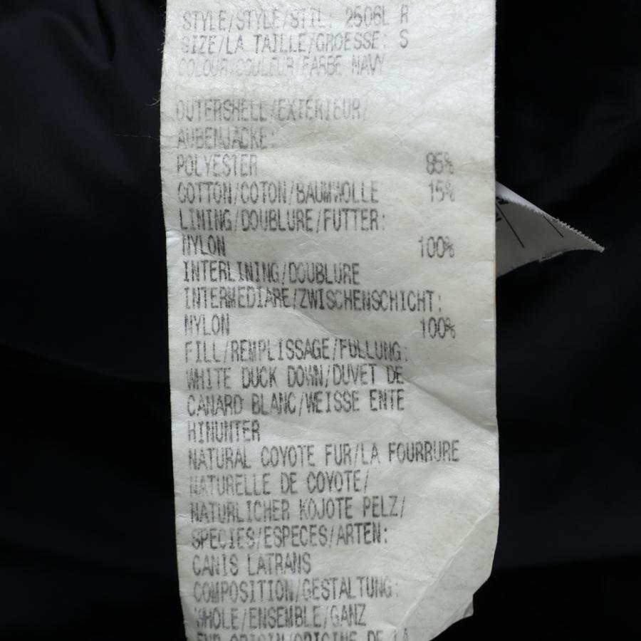 CANADA GOOSE カナダグース KENSINGTON PARKA ケンジントン ロゴワッペン ファー フーデッド ダウンジャケット ネイビー 2506L