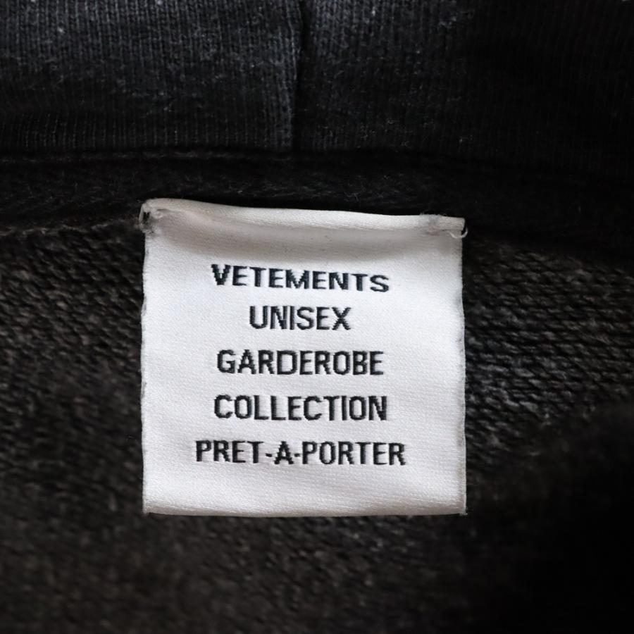 VETEMENTS（ヴェトモン） 23SS ロゴ刺繍 プルオーバー スウェット