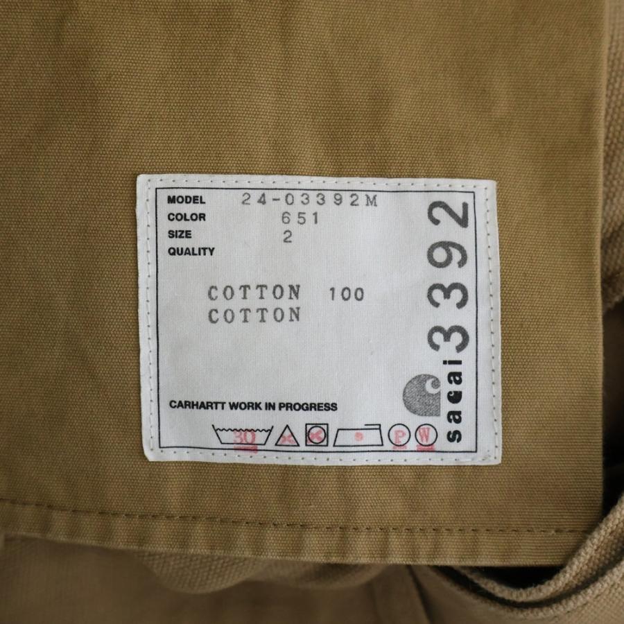 sacai（サカイ） 24SS ×Carhartt WIP Shorts カーハート ダブルニー