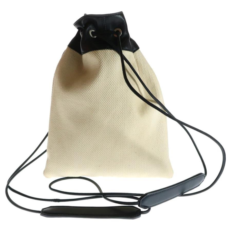 JIL SANDER + ジルサンダープラス ドローストリング レザー切り替え