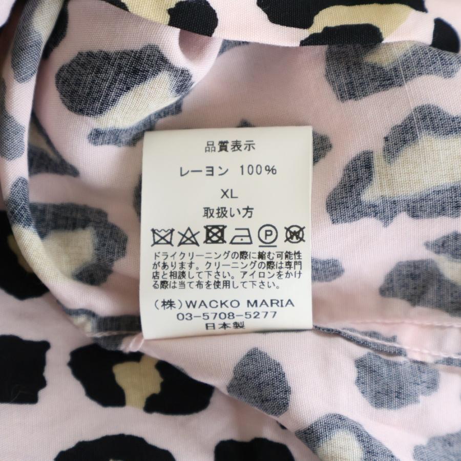 WACKO MARIA ワコマリア LEOPARD HAWAIIAN SHIRT レオパード