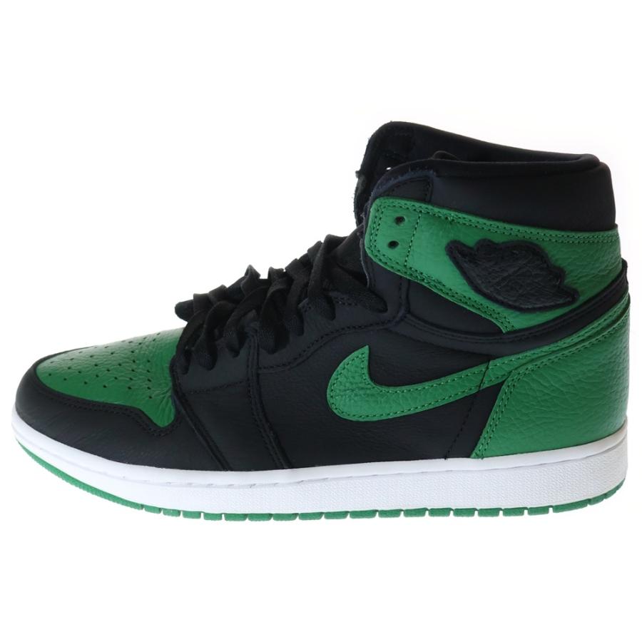Air Jordan 1 黒✖️緑　ハイカット　25cm NIKE（ナイキ） AIR JORDAN 1 RETRO HIGH OG PINE GREEN エア