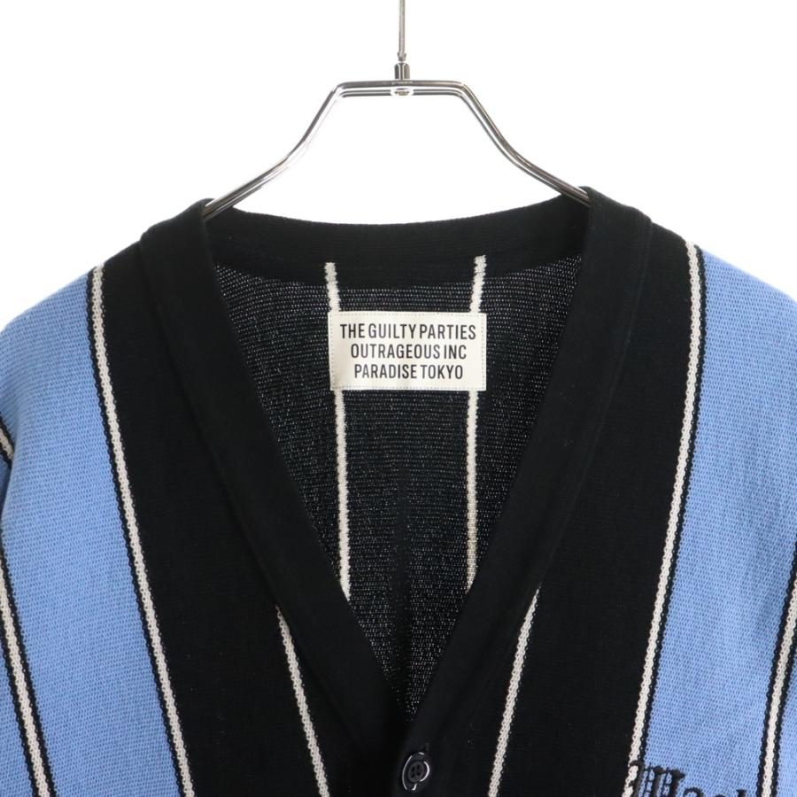 WACKO MARIA（ワコマリア） 23SS STRIPED CARDIGAN ストライプ