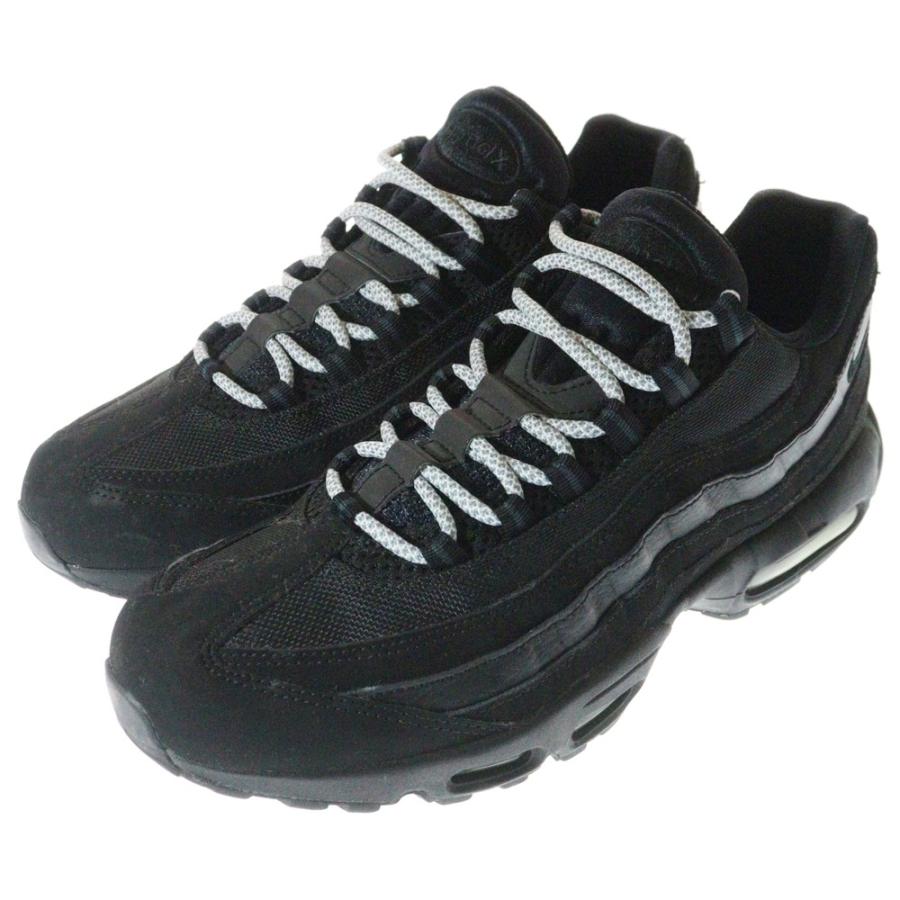 【美品】NIKE エアマックス95 609048 トリプルブラック 黒 28cm NIKE AIR MAX 95 ESSENTIAL 