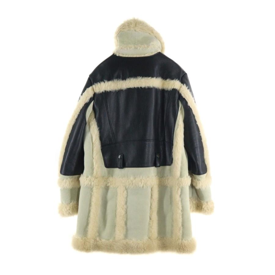 COACH（コーチ） 1941 切り替え レザームートン コート ブラック