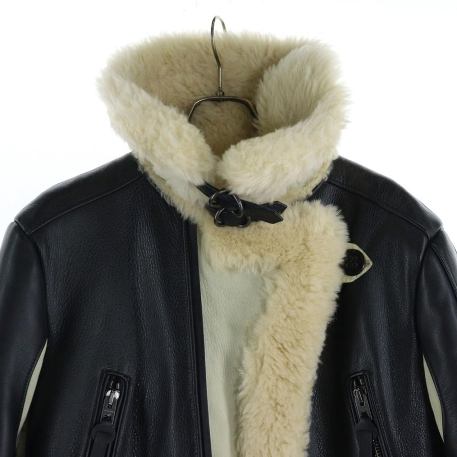 COACH（コーチ） 1941 切り替え レザームートン コート ブラック