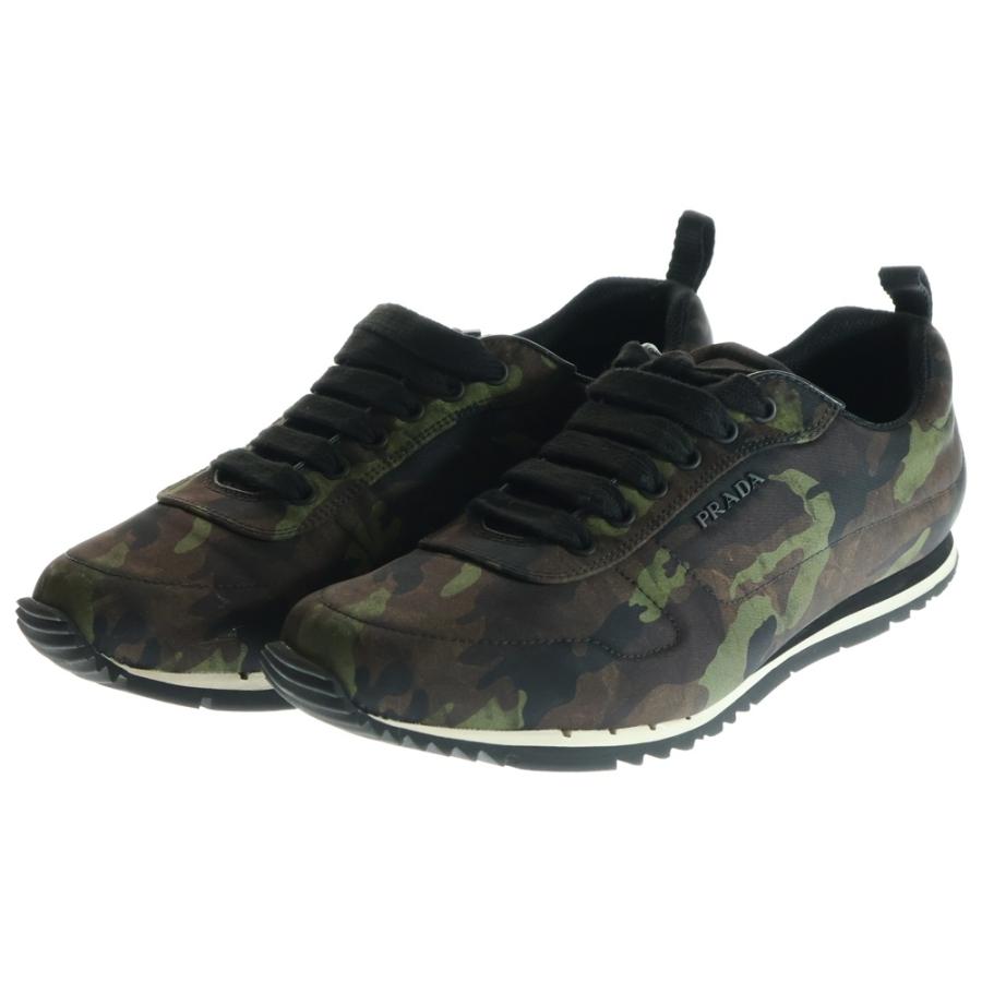 PRADA（プラダ） CAMOUFLAGE SNEAKER カモフラージュ サイドロゴ