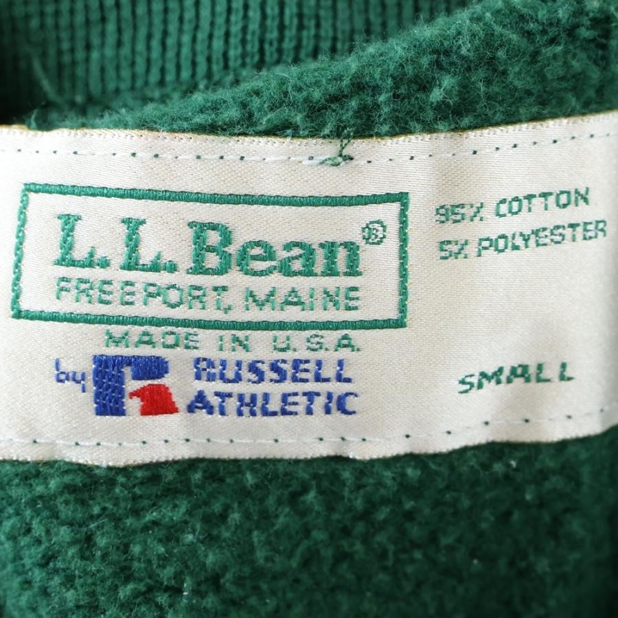 L.L.Bean（エルエルビーン） RUSSELL ラッセル 別注 無地 前V クルー