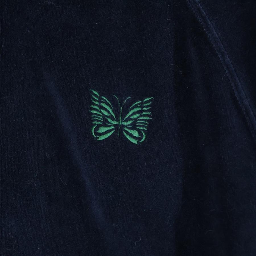 Needles ニードルス RIB COLLER TRACK JACKET リブカラーライン ベロア
