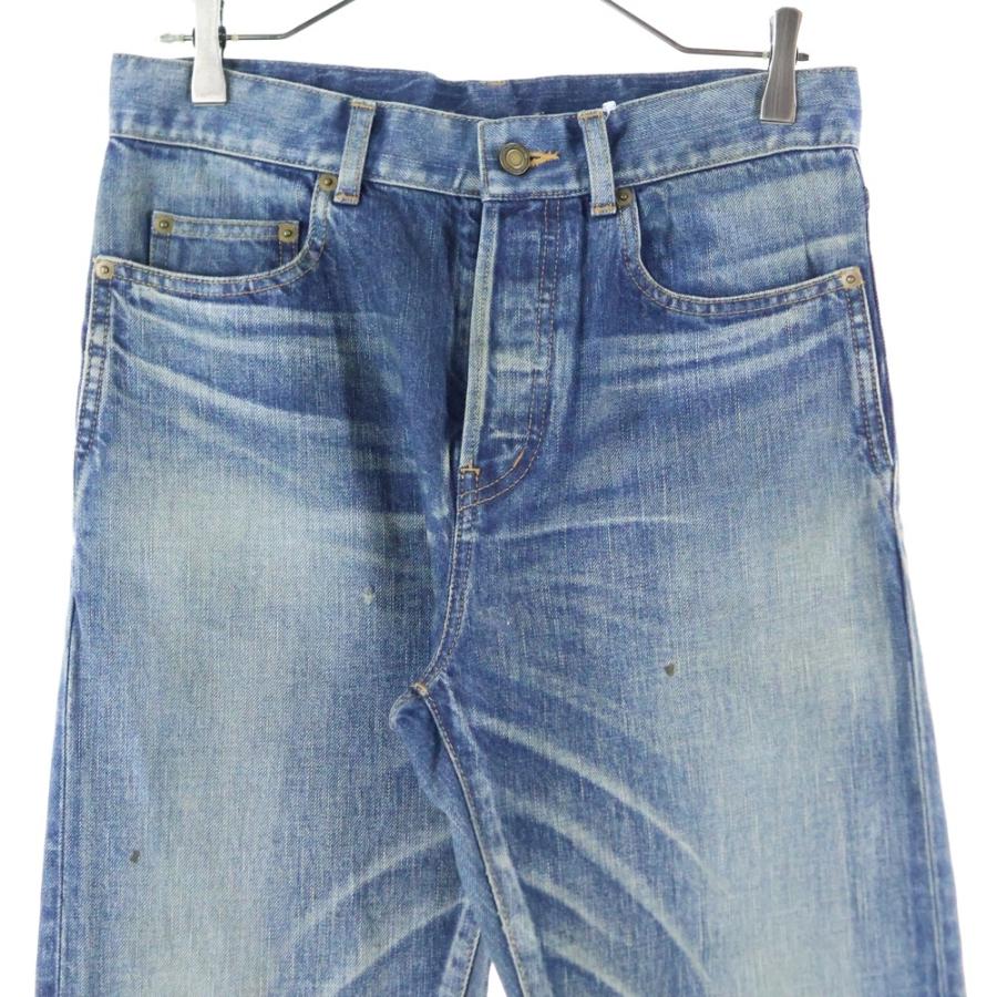 SAINT LAURENT PARIS サンローランパリ ボタンフライ ストレートデニム