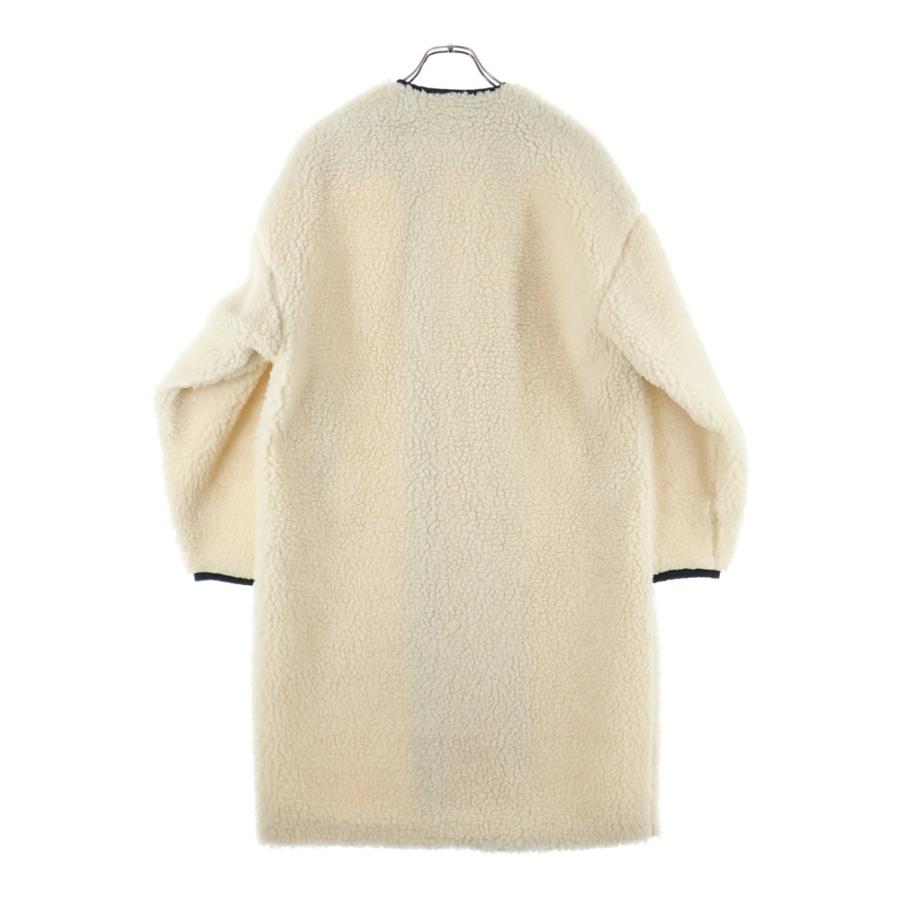 HYKE（ハイク） 21AW FAUX SHEARLING COAT ノーカラーコート