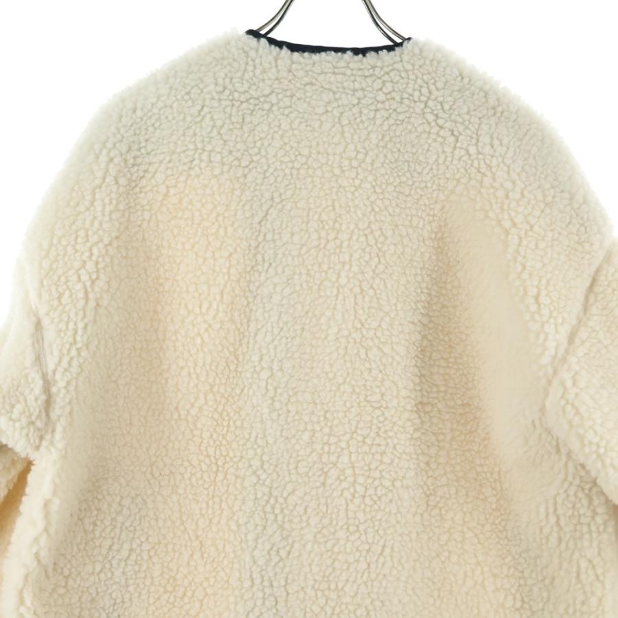 HYKE（ハイク） 21AW FAUX SHEARLING COAT ノーカラーコート